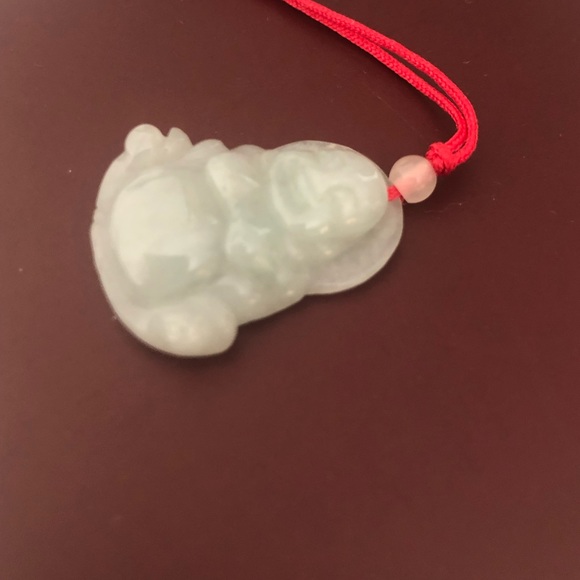 🌟🌟NEW Vintage Jade Buddha Pendant - Picture 8 of 9